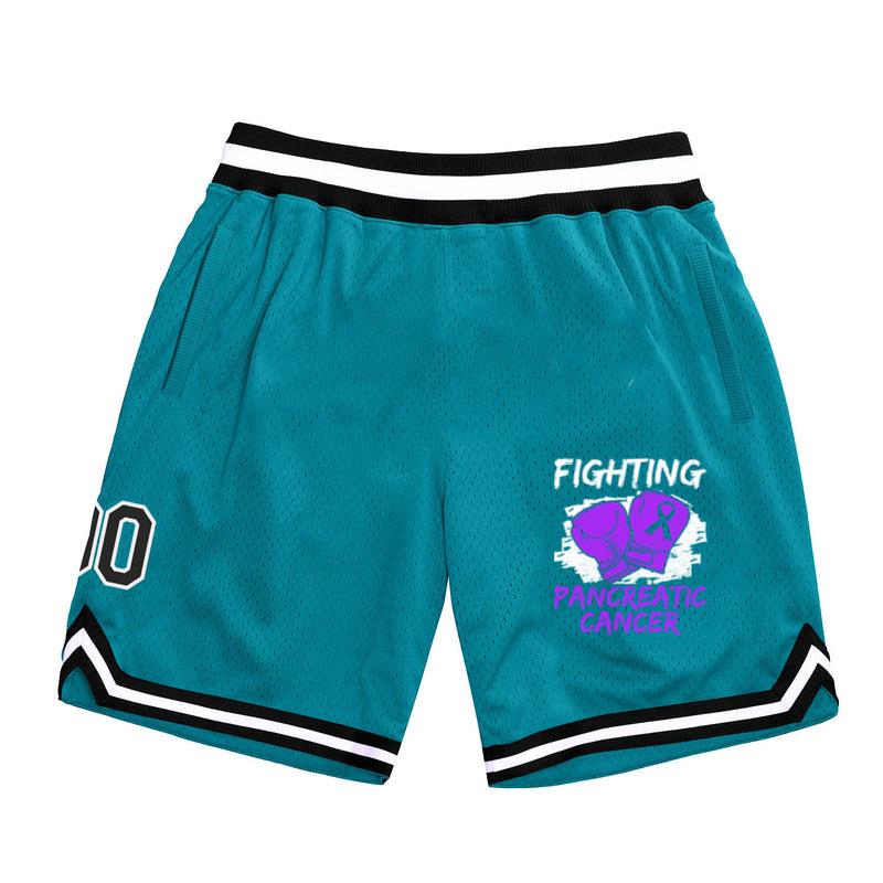 Boxing Gloves Pancreatic Cancer Basketball Shorts