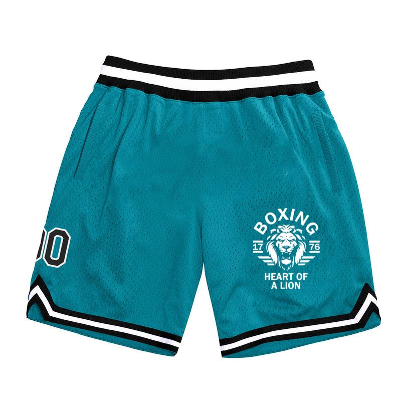 Boxing Heart Of A Lion Basketball Shorts