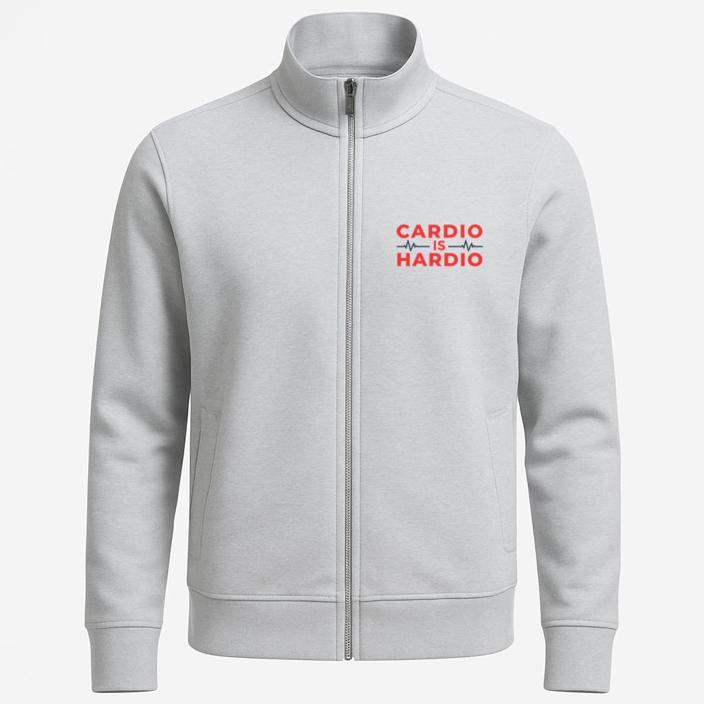 Cardio Is Hardio Workout Phrase Jacket