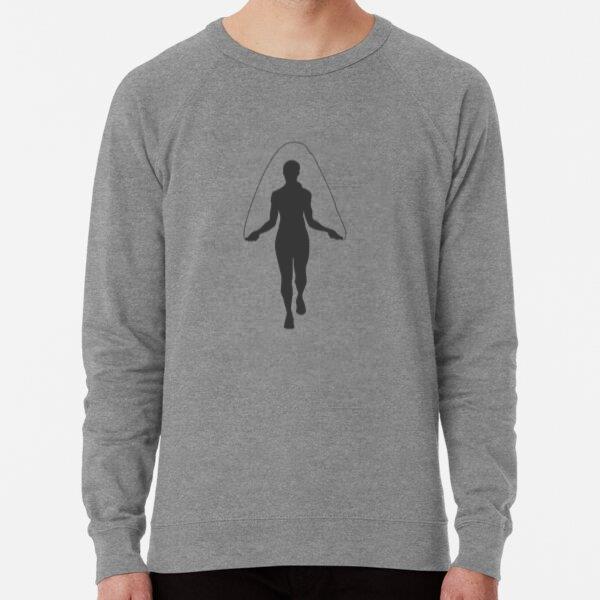 Female Rope Jumping Silhouette Sweatshirt