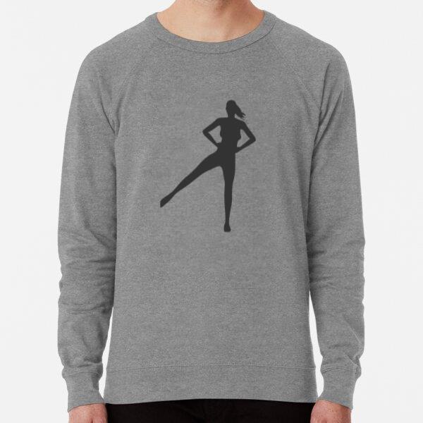 Fitness Woman Silhouette Sweatshirt