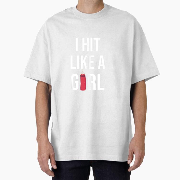 I Hit Like A Girl Boxing T-Shirt