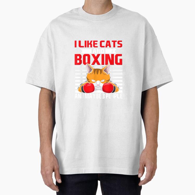 I Like Cats And Boxing T-Shirt