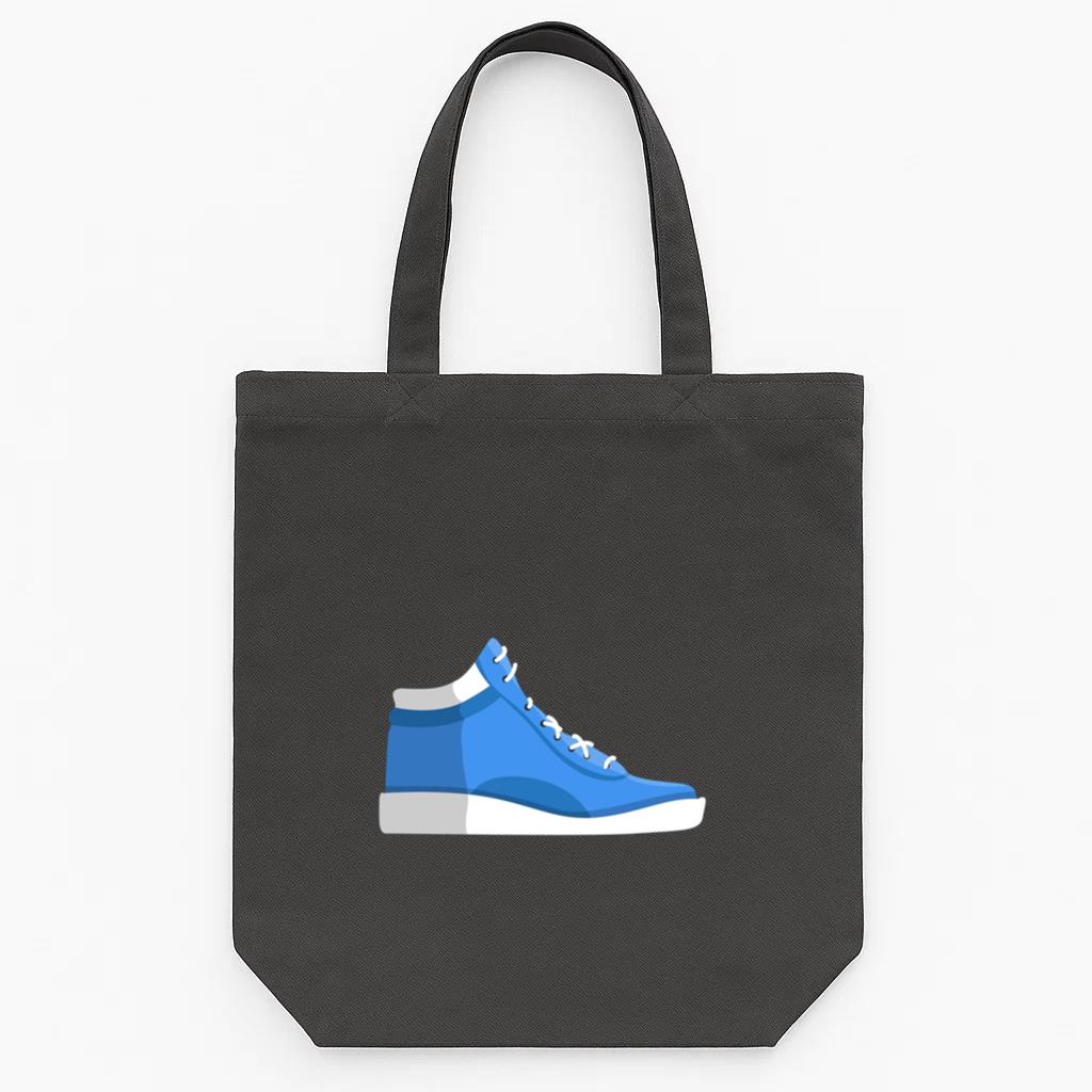 Jogging Shoe Trainers Sneaker Lace Illustration Tote Canvas Bag