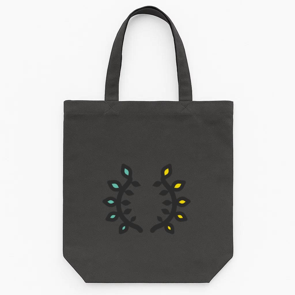 Laurel Wreath Stroke Icon Tote Canvas Bag