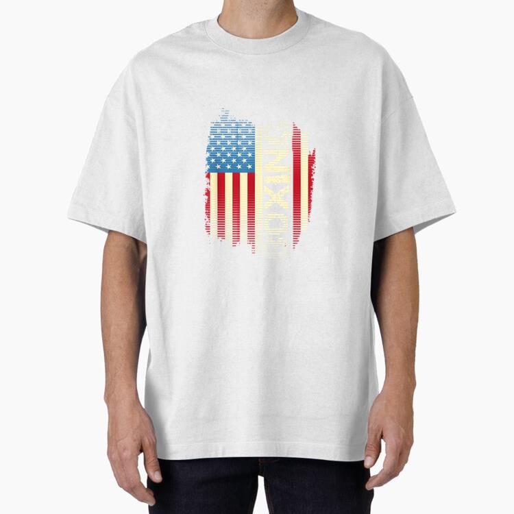 Patriotic USA Flag Boxing T-Shirt