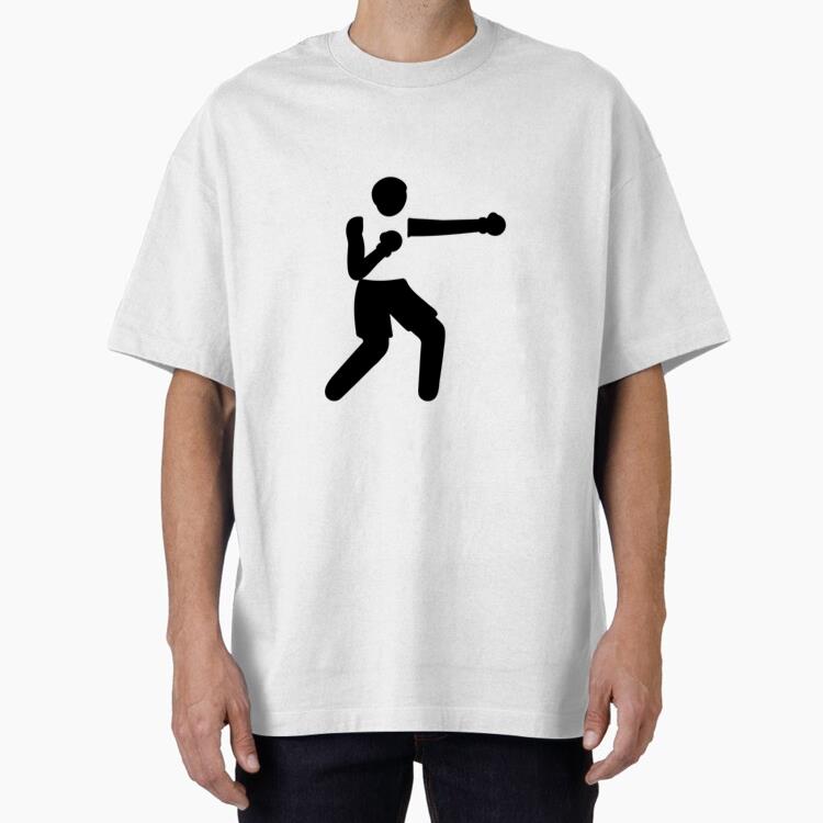 Person Boxing Cut Out T-Shirt