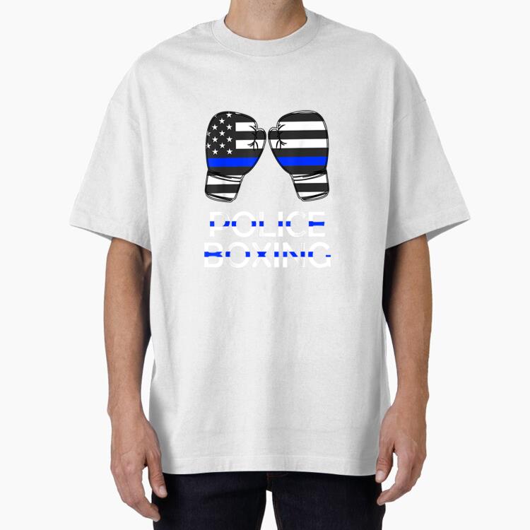 Police Boxing Blue Line T-Shirt