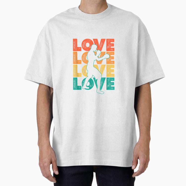 Retro I Love Boxing T-Shirt